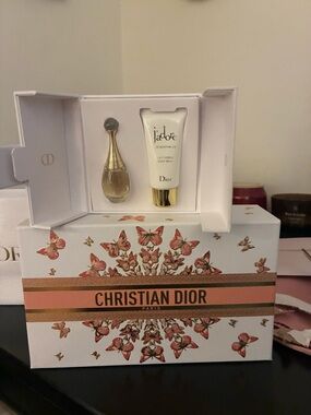 NWT Dior Jadore Mini Set + Butterfly Dior Box